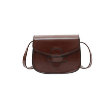 Load image into Gallery viewer, Fashion Women PU Leather Handbag Tassel Shoulder Bag Women Top Handle Totes Metal Ring Crossbody Bags Vintage Messenger Bags