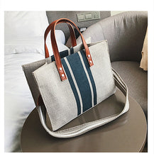 Load image into Gallery viewer, MSGHER Women Canvas Bags Famous Brands Handbag Casual Female Bag Trunk Tote Ladies Shoulder Bag Large Messenger Bag